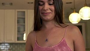 Petite Teen 18+ Stepsister Cielo West Craves Cum from Stepbro