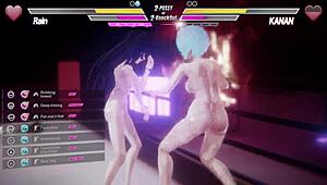 In This Lesbian Battle, Two Women Engage In Intense Fingering, Masturbation, And Assfucking.