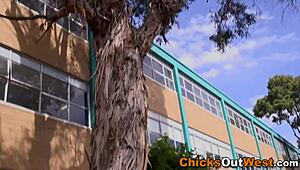 hairy aussie chick just got filled up real good