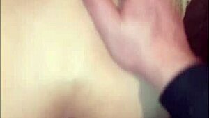 Brunette couple's crazy anal fucking with big cock moans 😩