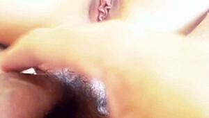 my girlfriend got so wet, her ass blinking. she craved my big cock inside her.