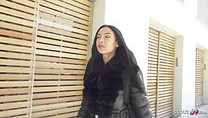 German Scout - Perfect German Latina Teen 18+ Caramella Del X Pickup for Outdoor Casting Fuck