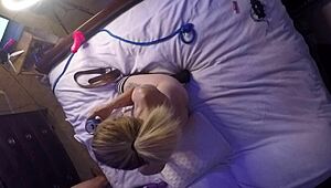 hidden camera catches mossimo and roxy with monster cock dildo toys!