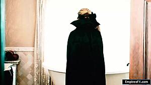 Guy Fucks Girlfriend In Cosplay With Monster Cock