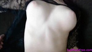 black haired hottie gets fucked hard