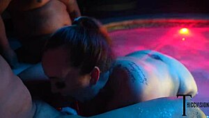 Holy Shit, BBW Slut Takes Massive Cocks In Wild Blowbang!