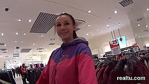 Oh Wow, Stellar Czech Sweetie Gets Seduced In The Hypermarket And Poked In POV!