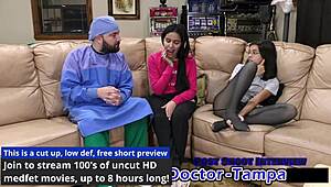 My Neighbor Alix Avery Moans During POV Gyno Exam With Gloves And Fingering