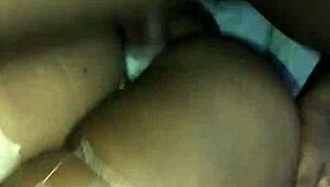 House maid fucks her landlord's big black cock for home support