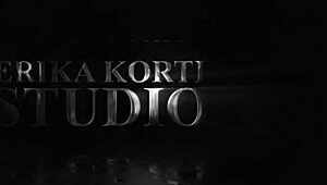 Kitty Doll and Princess Lili take six big cocks in wet gangbang with double anal