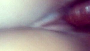 Emotional Encounter with Girlfriend's Small Tits and Black Cock