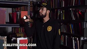 reality kings college students selina bentz and kai get fucked in library