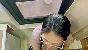 Cheating With Sister-In-Law Leads To Passionate Deepthroat Blowjob