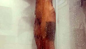 Hot Teen Girl Plays With Dildo In Shower
