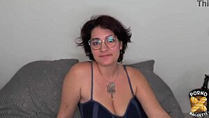 Mizaki's Huge Tits Bounced Hard by Massive European Cock!