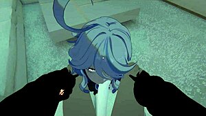 Yukoshvr Kafka And Furina TAKE TURNS On Goth Boy