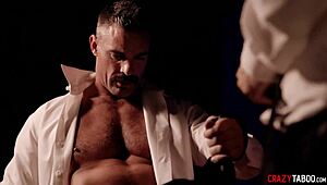 Petite Teen 18+ Submits Young Body to Two Men in Black Suits for Hardcore Action