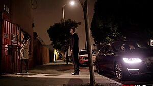 Petite Teen 18+ Submits Young Body to Two Men in Black Suits for Hardcore Action