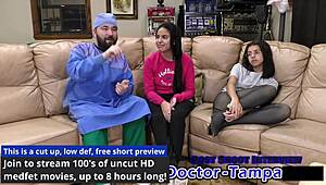 My Neighbor Alix Avery Moans During POV Gyno Exam With Gloves And Fingering