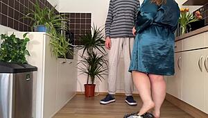 Raw Lustful Mother-in-Law Masturbates Hairy Wet Pussy