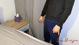 Her Husband Watches Me Fuck His Blindfolded Wife to Squirting Climax