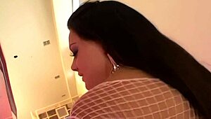 i can’t believe brunette natasha nice took that huge cock. she rode me wild in stockings!