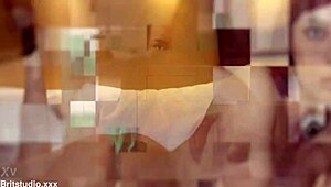 British Nurse Teased and Edged with the Magic Wand in Hospital Costume