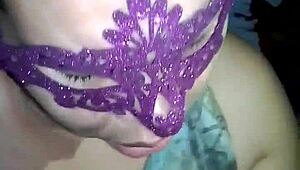 Want to see this BBW swallow cum?