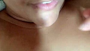 Chubby brazilian cleans vibrator and cums more 😏