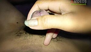 Indonesian Handjob Turns Wild with Close-Up Fingering Action!