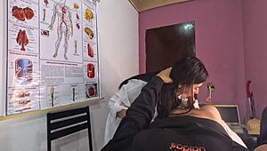 Unexpected Hard-On Shocks Nurse as Latina Takes Rough Deepthroat with Dirty Talk