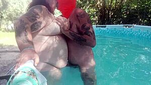 Mature Milf Feels Deep Emotions During Creampie With Huge Cock In Pool