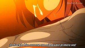 this brunette gets gangbanged by the group