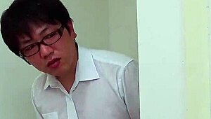 Frustrated Japanese Wife Explores First Uncensored MMF Threesome with Doctor