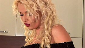 Blonde Milf Enjoys Solo Time in Intriguing Ways