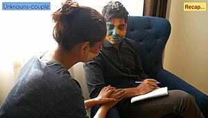 सेक्सी स्टूडेंट श्रद्धा को हॉट टीचर ने घरेलू वीडियो में बड़ी टिट्स के साथ जोर से चोदा