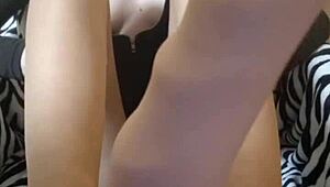 Hey, check out big dildo mistress elza koms dominating with her big tits in lingerie 😈