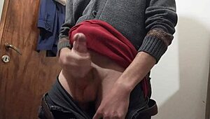 I'm Still Horny and Craving Solo Cock Play. Skinny Young Amateur Strokes Monster Shaft.