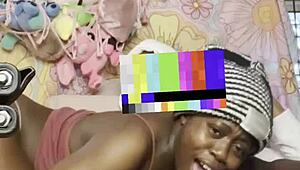 amateurs enjoy a casual fuck on the sofa with a big black cock