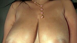 i got a happy ending with busty masseuse bellattrix, her oiled body bent over for cum