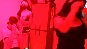 We danced an erotic dance for an effeminate man, almost leading to sex.