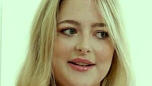 Teen insists on watching step mom ride in interracial big tits scene