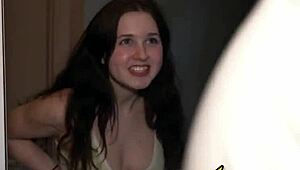 Teens can't resist huge black cocks, watch this curvy redhead slut take it deep in her fat ass.