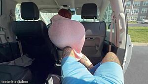 OMG, my step son just came in his pants on the way to soccer, oops!