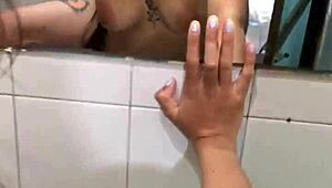 he fucks my tight ass in the bathroom... oops