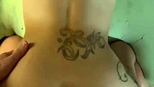 pretty hooker surprises with a huge load on her back after trap house fun