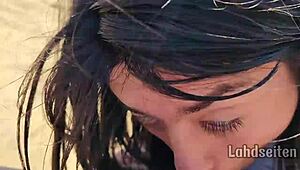 i watch her swallow cum outdor, gues the place?