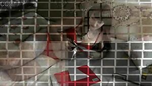 sexy milf teases in erotic lingerie and stockings