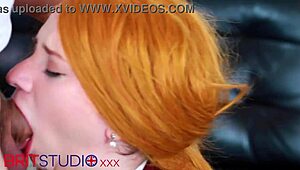 British Redhead Victoria Greene Sucks, Fucks, and Swallows at Party! 😜