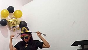 Feeling Aroused In The Office With Butt Plug